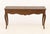 Brown Henredon French Provincial Style Oak Console Table For Sale - Image 8 of 9