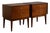 1950s American of Martinsville Nightstands, Pair, Professionally Refinished For Sale