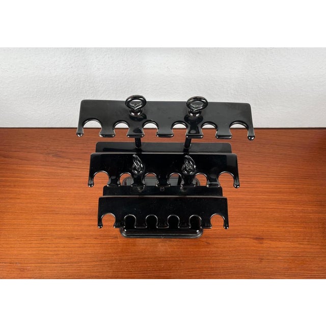 Mid-Century German Metal Office Rubber Stamp Holder and 3 Stamps, 1960s, Set of 4 For Sale - Image 9 of 18