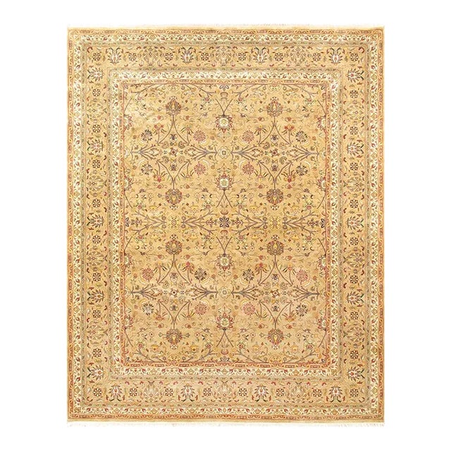 Pasargad Home Tabriz Lamb's Wool Area Rug, 9' 0" X 11'11", Camel For Sale