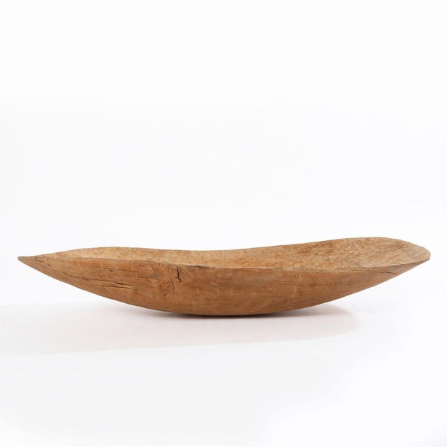 Primitive carved wooden trencher perfect as a center piece on your rustic or farmhouse table.