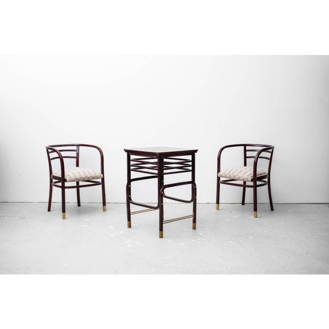 Small Antique Art Nouveau Table by Marcel Kammerer for Thonet, 1905 For Sale - Image 6 of 18