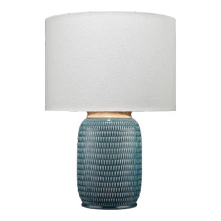 Lifestyle by JY Graham Table Lamp in Cerulean For Sale