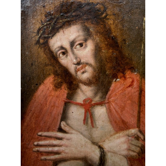 Italian Artist, Ecce Homo, Early 18th Century, Oil on Panel, Framed For Sale - Image 3 of 14