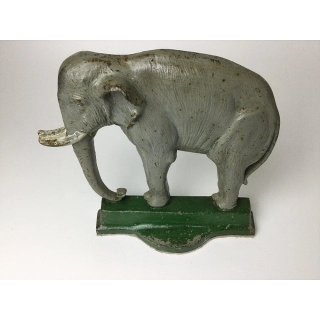Bradley Hubbard Early 20th Century Bradley & Hubbard Elephant Doorstop For Sale - Image 4 of 9