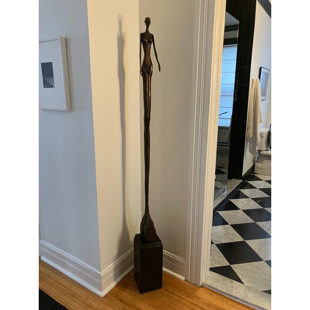 2020s Original Bronze Sculpture, “Attenuated Figure” by Edward Walton Wilcox For Sale - Image 5 of 8