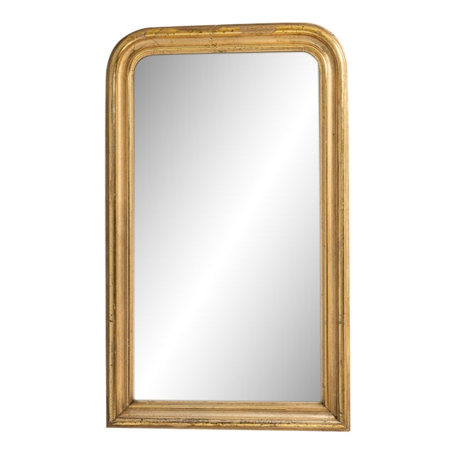 19th Century France Gold Wood Mirror For Sale