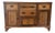 Antique 1890’s Art Nouveau Carved Oak Side Board Buffet For Sale