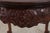 Wood Chippendale Flame Mahogany Round Parlor Table For Sale - Image 7 of 13