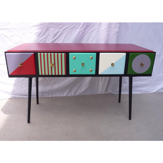 Wood Vintage Chest of Drawers in Wood For Sale - Image 7 of 7