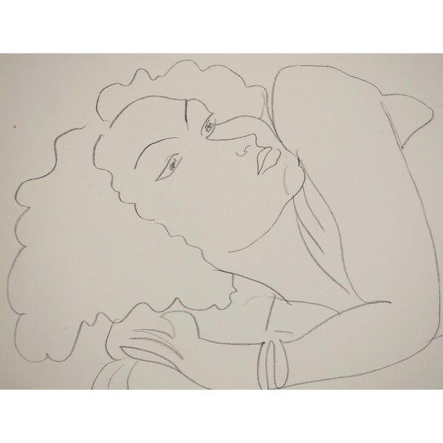 Modern Henri Matisse, Femme à la chevelure bouclée, Lithograph For Sale - Image 3 of 6