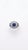 Early 21st Century Stunning 18k Gold Sapphire and Diamond Halo Cocktail Ring, New Design, Size 6 For Sale - Image 5 of 6