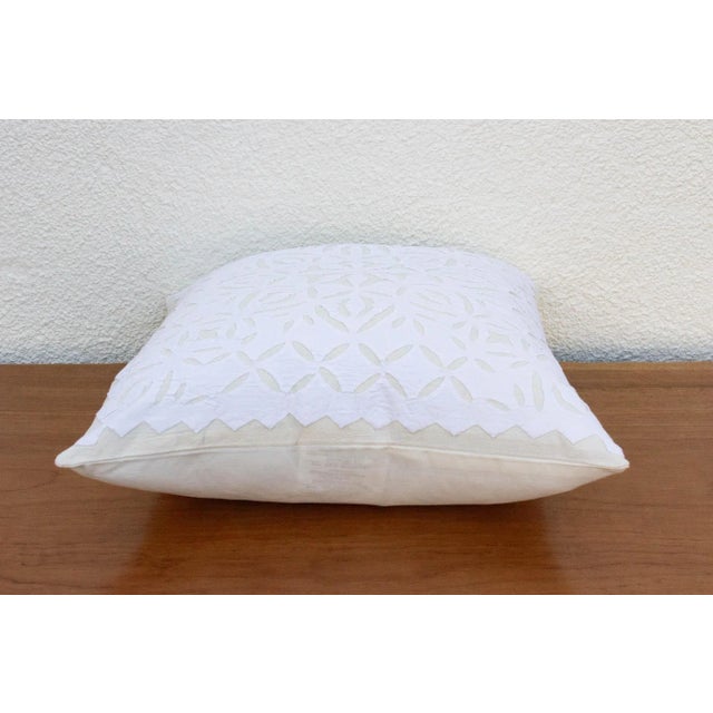Fiza Applique Pillow Cover For Sale - Image 4 of 7