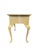 Graceful Queen Anne styling meets timeless cottage charm in this vintage three-drawer writing desk. Featuring elegant...