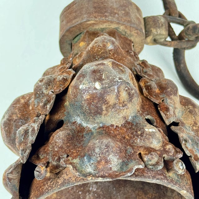 Early 1900s Heavy Metal Spear Like Architectural Salvage Sculpture For Sale - Image 10 of 11