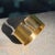 Marika Desert Gold 14k Gold Cuff Bracelet With Diamond Wave For Sale - Image 12 of 12