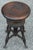 Chocolate 19th Century Oak Revolving Piano Stools With Glass Ball Claw Feet For Sale - Image 8 of 12
