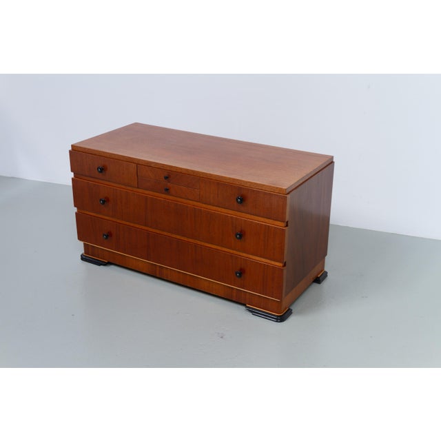 Danish Art Deco Mahogany Dresser, 1930s. Wonderful Scandinavian chest of drawers from the 1930s made by skilled...