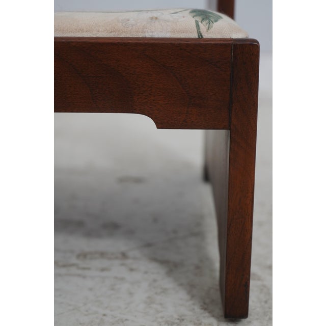 Henkel Harris Walnut Upholstered Tread Bed Steps For Sale - Image 11 of 15