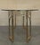 Mid Century Modern Italian Geometrical Brass Dining Table with Glass Top For Sale - Image 12 of 18