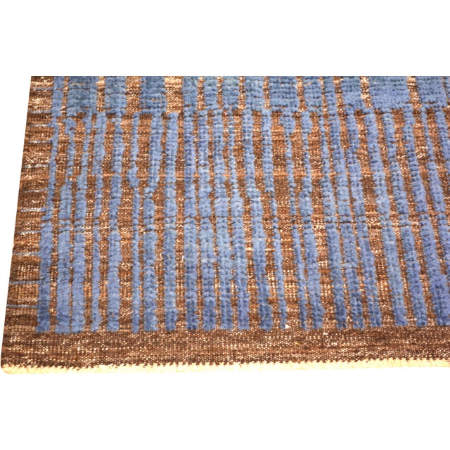 Moroccan Hand Knotted Wool Rug, 2'9"x8'3" For Sale - Image 4 of 5