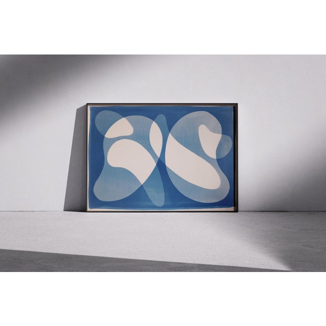 Details: + Title: Back to Back + Year: 2026 + Medium: Cyanotype on Watercolor Paper + Stamped and Certificate of...