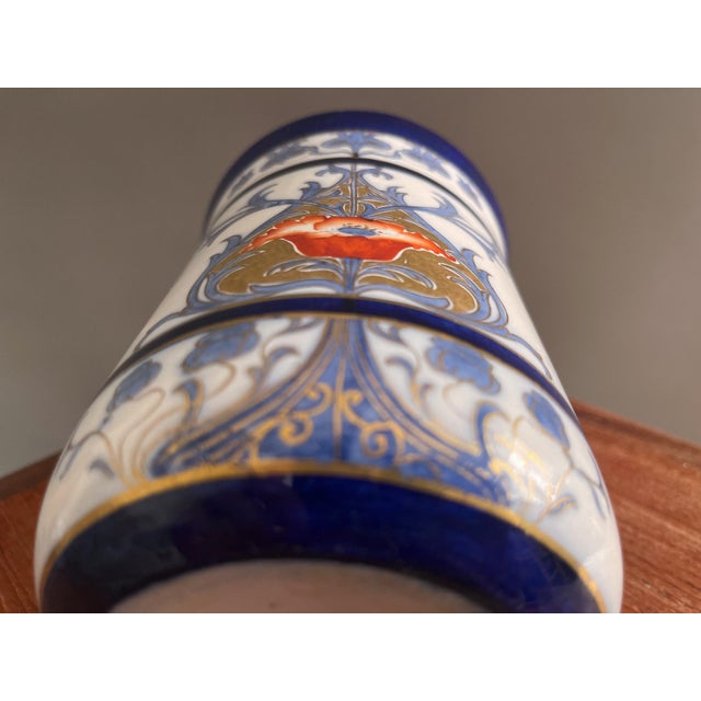 Ceramic Aurelian Ware Vase from Moorcroft, 1890s For Sale - Image 4 of 11
