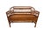 Chinoiserie Vintage Brighton Pavilion Style Burnt Bamboo & Cane Settee Bench, C. 1970s For Sale - Image 3 of 11