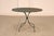 Vintage Wrought Iron Round Patio Table And Four Chairs Set For Sale - Image 13 of 18