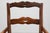 Rustic 19th Century French Provincial Ladder‑back Armchair with Woven Rush Seat For Sale - Image 3 of 15