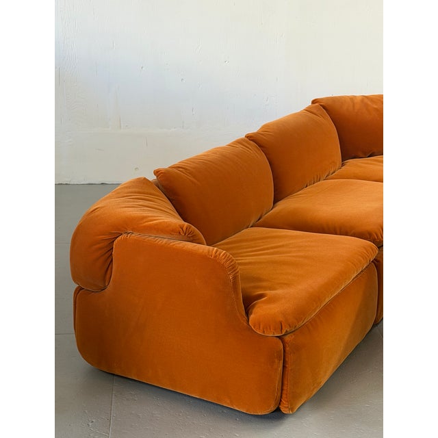 Saporiti Italia 1970s Saporiti Confidential Sofa For Sale - Image 4 of 6