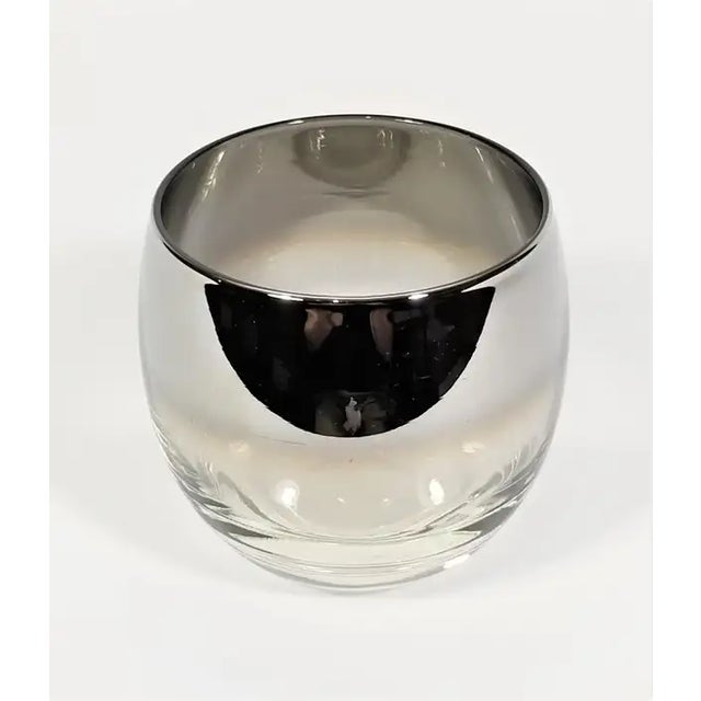 Dorothy Thorpe 1960s Mid Century Glassware Barware Roly Poly Set of 8 For Sale - Image 11 of 14