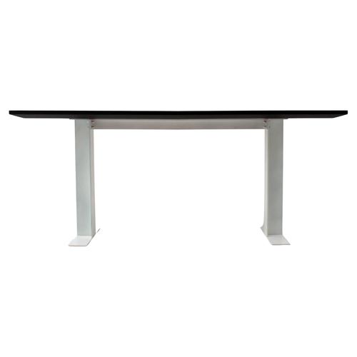 Spitfire Matt Dark Ebony Top and Matt White Structure Desk by Casa Casati For Sale - Image 10 of 10