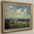 Expansive and atmospheric, this mid-century oil painting on canvas by Henri Lemoine captures a windswept countryside...