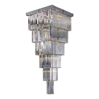 Collection Imperial Chandelier in Metal and Crystal by Jago For Sale