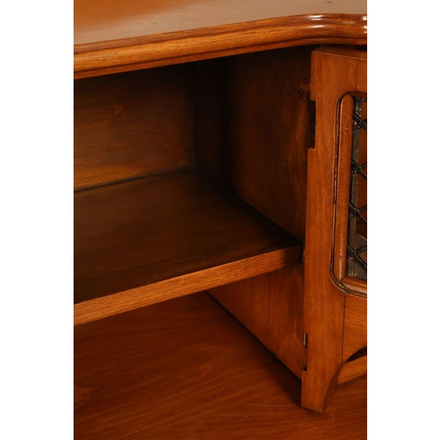 Mid 20th Century Davis Cabinet Company French Provincial Style Desk With Hutch And Chair For Sale - Image 5 of 18