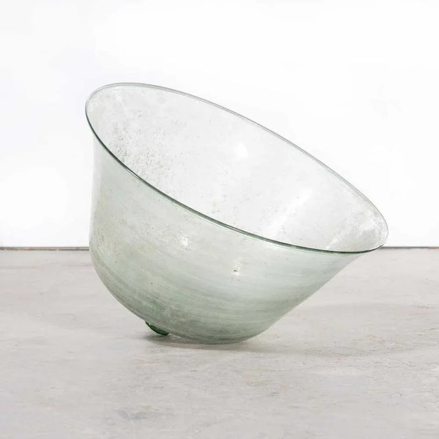 19th Century French Mouth Blown Glass Cloche For Sale - Image 5 of 7