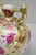 Pink Antique Nippon Moriage Porcelain Twin Handle Ball Vase W/ Hand Painted Roses For Sale - Image 8 of 14