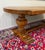 Antique French Country Dining Table Farmhouse Pedestal Trestle Honey Oak 1930s For Sale - Image 17 of 18