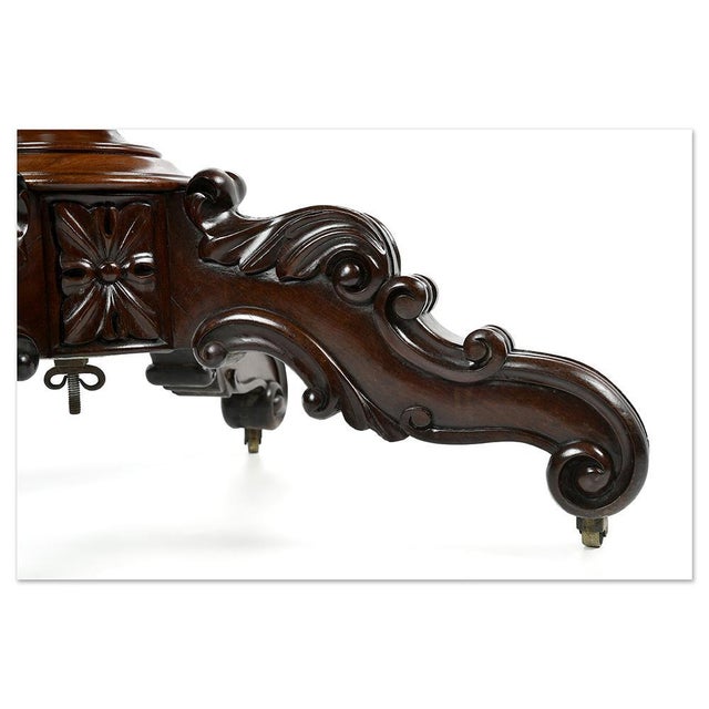 Berber Brass Brazier on Mahogany Table Base For Sale - Image 6 of 10