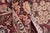 Red Art Nouveau 1990's Pak-Persian Red/Pink Wool Round Rug- 8'1'' X 8'3'' For Sale - Image 8 of 9