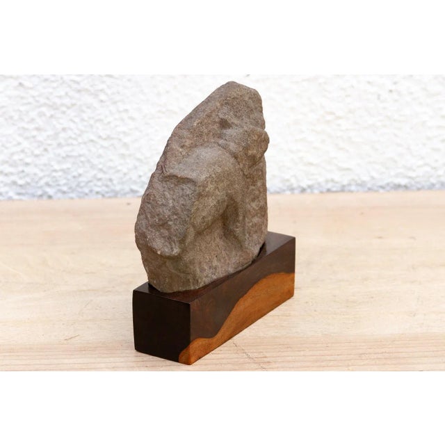 The Sacred Bull, Antique Indian Stone Sculpture For Sale In Los Angeles - Image 6 of 9