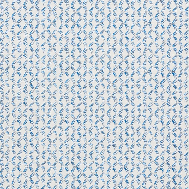 Contemporary Sample - Schumacher Trevi Diamond Wallpaper in Porcelain For Sale - Image 3 of 4