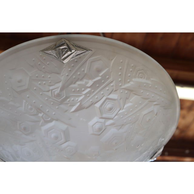 Art Deco Geometric Pendant by Muller Frères for Luneville, France, 1930s For Sale - Image 10 of 12