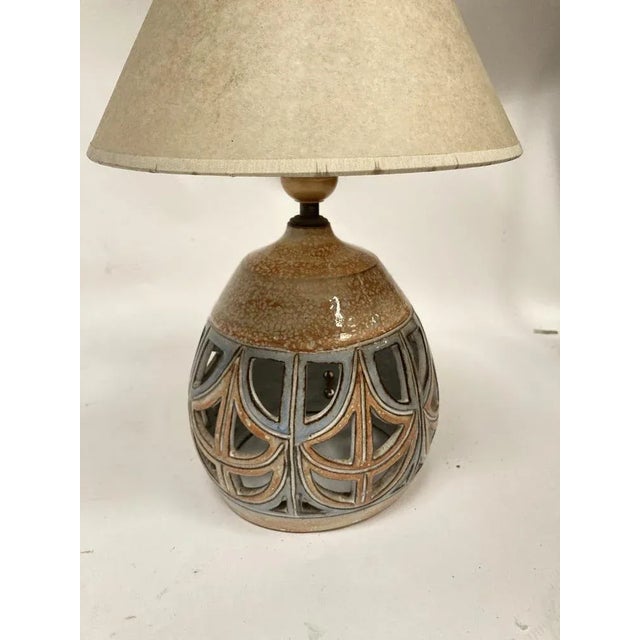 Vallauris Ceramic Lamp, 1970s For Sale - Image 6 of 7