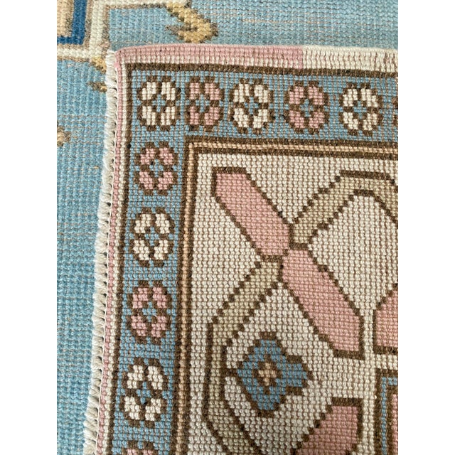 1960s Bellwether Rugs Vintage Oushak - 5'5" X 7'10" For Sale - Image 5 of 6