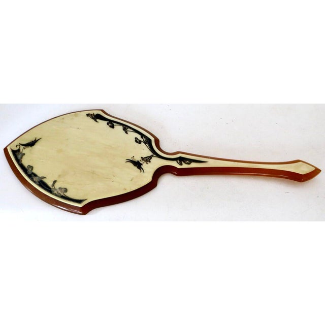 Art Deco (7) Piece Celluloid Vanity "Necessaire" Grooming Set. C. 1930 For Sale - Image 12 of 17