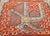 Vintage Persian Shahsavan Soumak Tribal Rug, Handwoven Wool & Silk, Geometric Pattern, Ivory & Red, 4x7 For Sale - Image 16 of 18