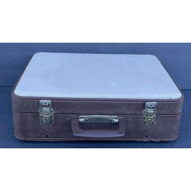 Vintage Portable Typewriter With Original Case - Industrial Design - Swedish Facit 1620 For Sale In Philadelphia - Image 6 of 12