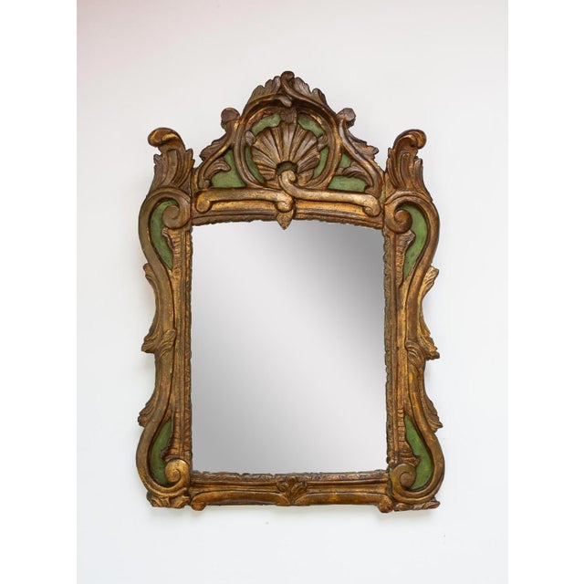 Antique Louis XV French Gilt Mirror, 19th Century For Sale - Image 11 of 11